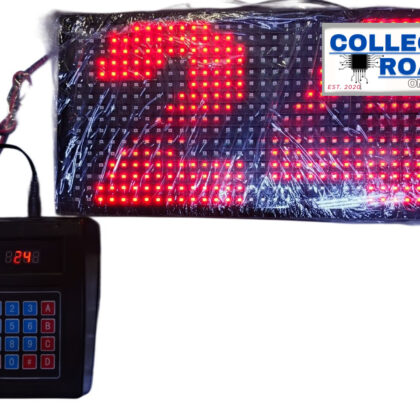 Wireless Patient Ticket Counter System with Display in Pakistan