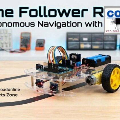 2WD Line Follower Robot Kit Using Arduino in Pakistan
